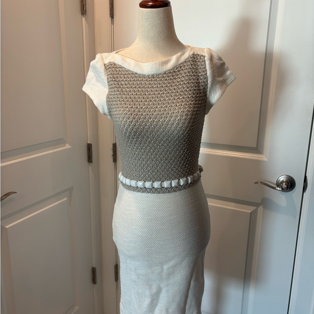 L'AGENCE Textured Cream Fabric